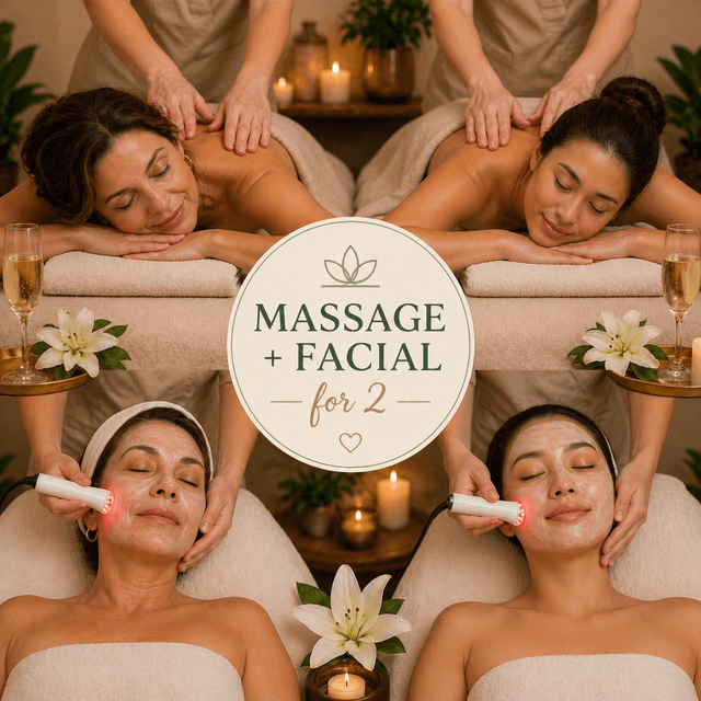 Deluxe Massage and Facials for Two at The Refinery in Guntersville, AL